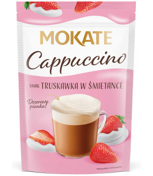 Cappuccino Mokate o smaku Truskawki ze Śmietanką 110 g