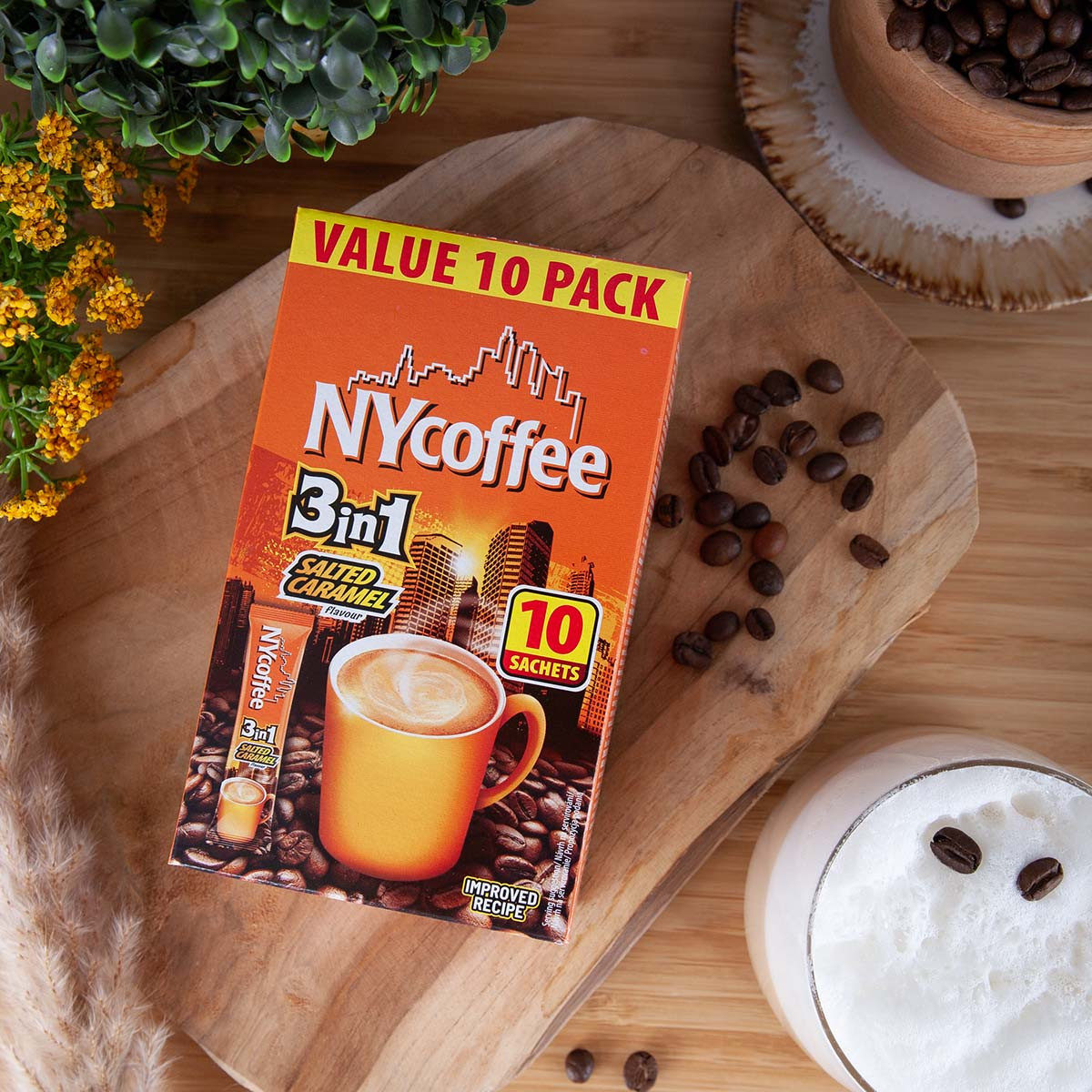 NYC 3-in-1 Salted Caramel Instant Coffee