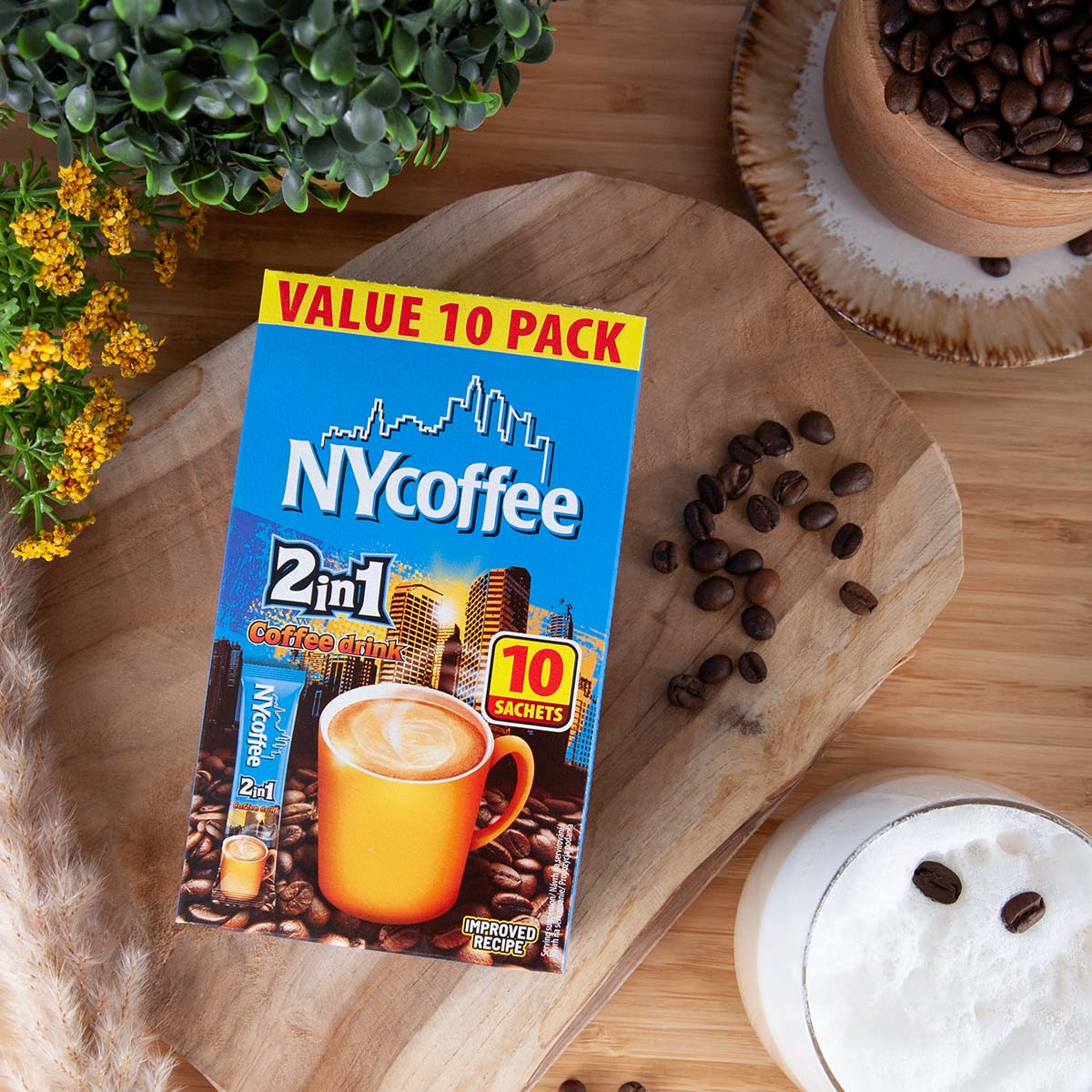 NYC 2-in-1 Classic Flavour Instant Coffee