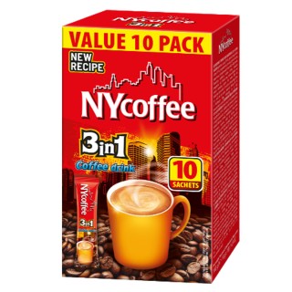 KAWA NYC 3-in-1 Instant Coffee, Classic Flavour