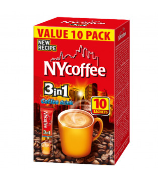 KAWA NYC 3-in-1 Instant Coffee, Classic Flavour