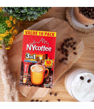 KAWA NYC 3-in-1 Instant Coffee, Classic Flavour