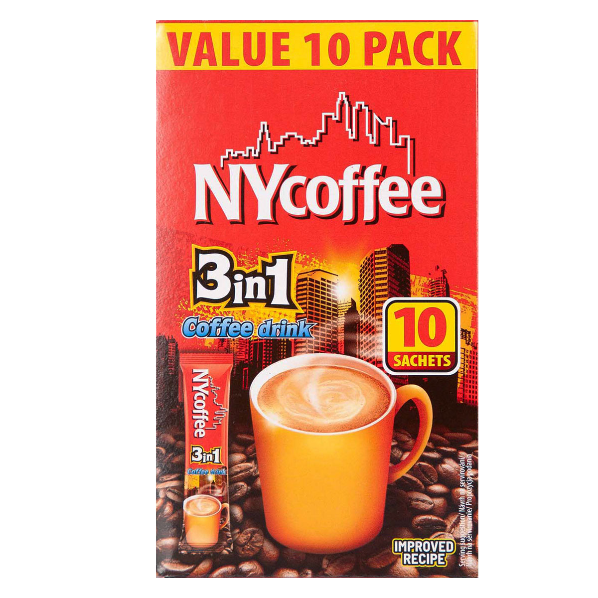 KAWA NYC 3-in-1 Instant Coffee, Classic Flavour