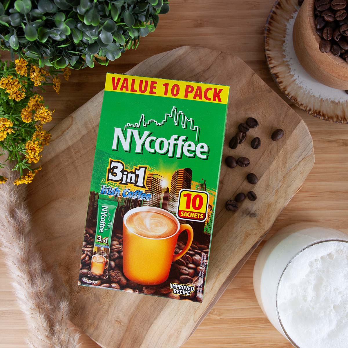 NYC 3-in-1 IRISH Instant Coffee