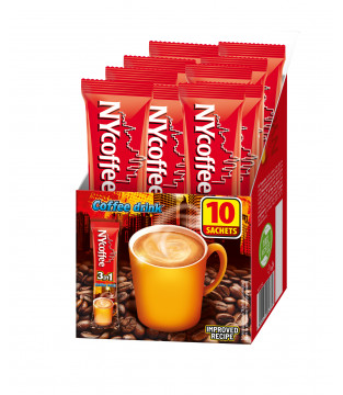 KAWA NYC 3-in-1 Instant Coffee, Classic Flavour