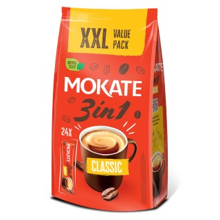 Mokate 3-in-1 Classic coffee drink, 24 sachets