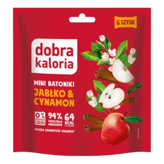 MINI BATONIKI JABŁKO&CYNAMON 6 SZTUK