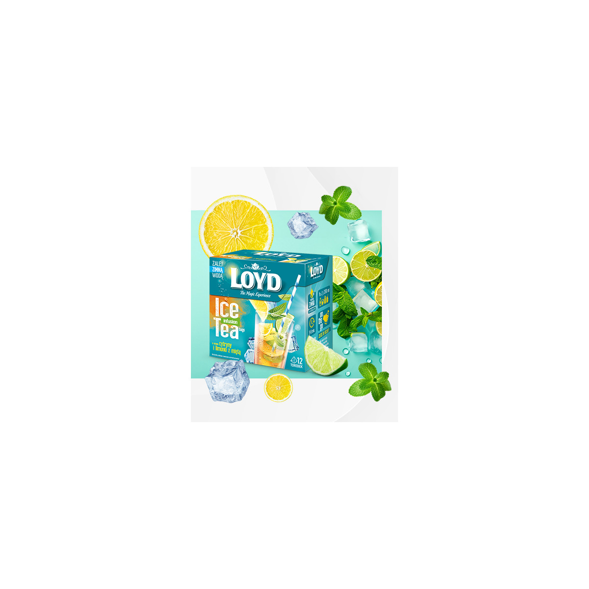 Ice Tea Loyd Cytryna, Limonka i Mięta 12 torebek