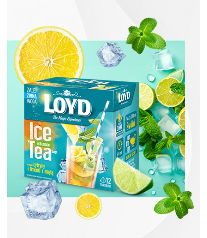 Ice Tea Loyd Cytryna, Limonka i Mięta 12 torebek