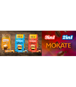 Napój Kawowy 3w1 Instant Brown Sugar 3in1 Mokate Mix Kawowy 24szt