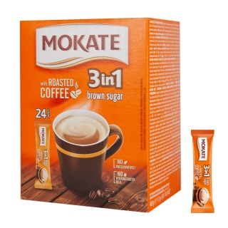 Napój Kawowy 3w1 Instant Brown Sugar Mokate Mix Kawowy 24szt BOX