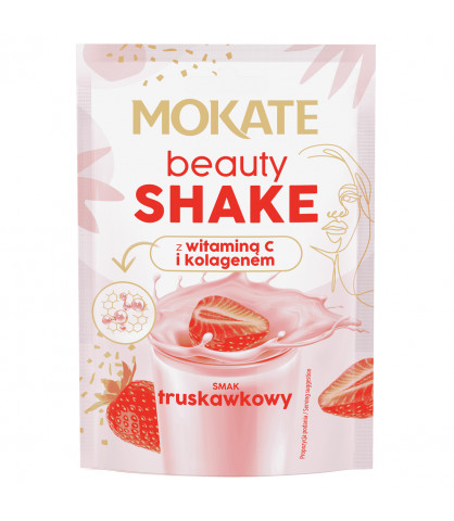 Mokate Beauty Shake z wit C i kolagenem Truskawka