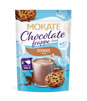 Mokate Chocolate Frappe Drink Ciasteczko
