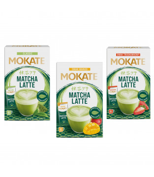 Trio Matcha Zestaw trzech smaków Matcha Latte