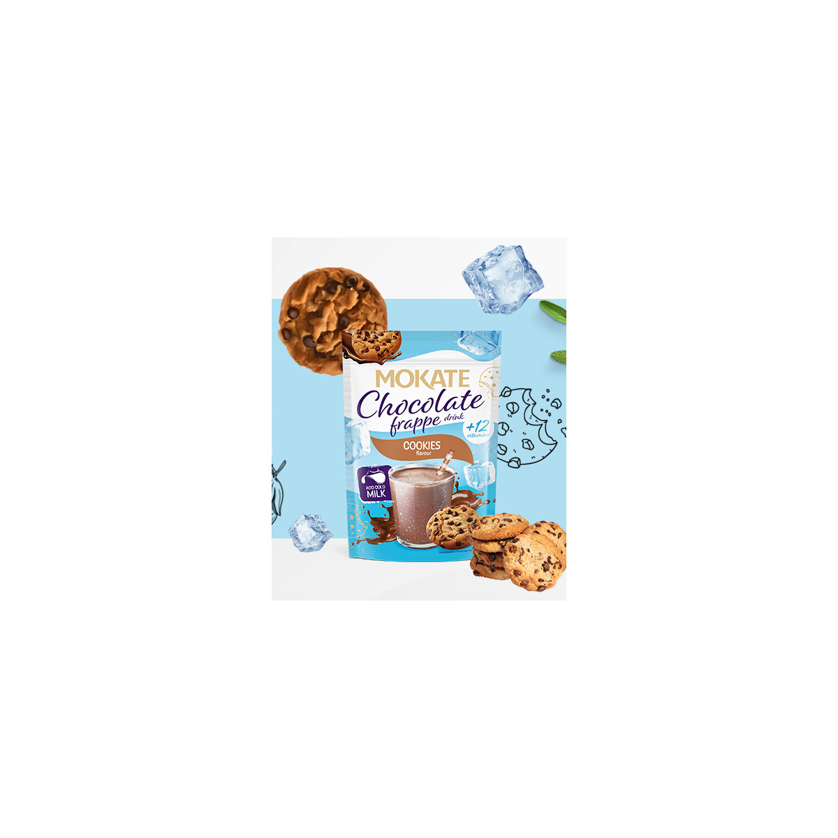 Mokate Chocolate Frappe Drink – Cookie