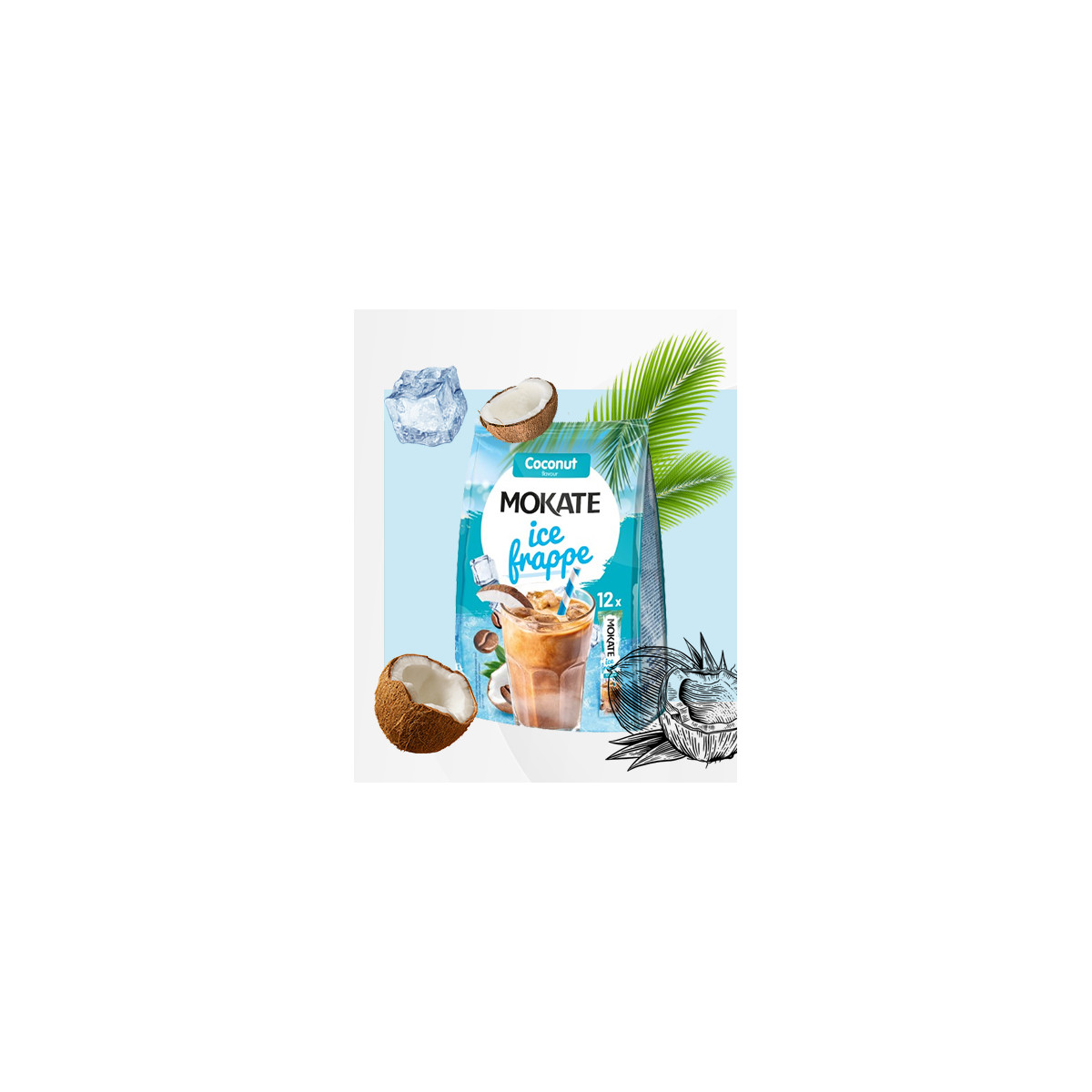Mokate Iced Coffee, Coconut Ice Frappé flavour