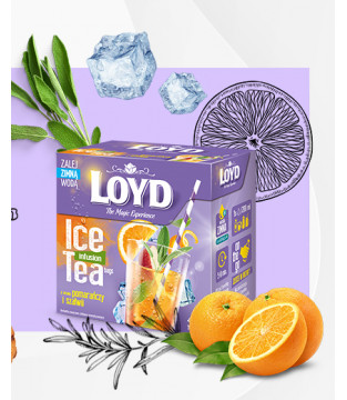 Loyd Orange and Sage Iced Tea, 12 bags