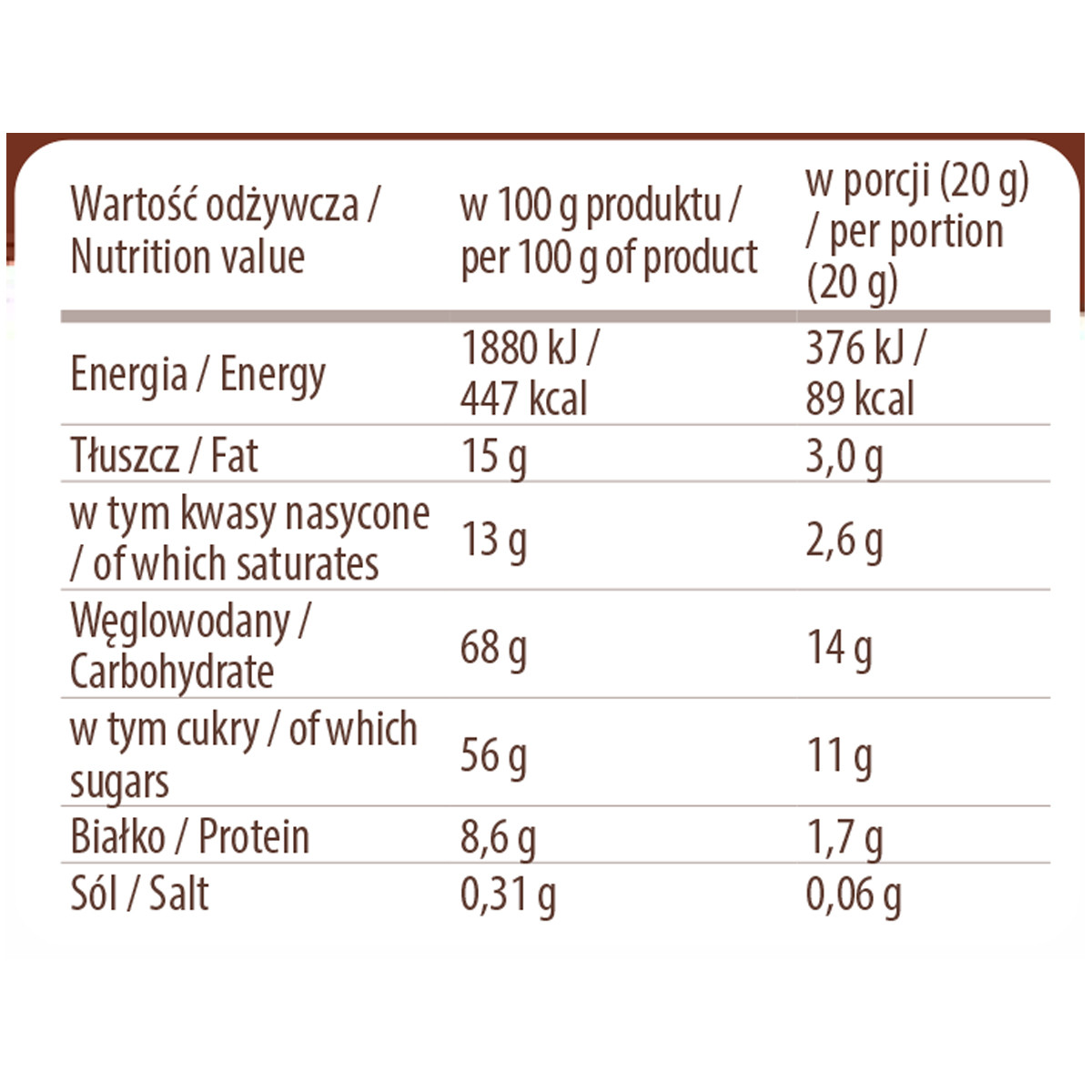 Cappuccino Mokate o smaku Belgijskiej Czekolady 160 g