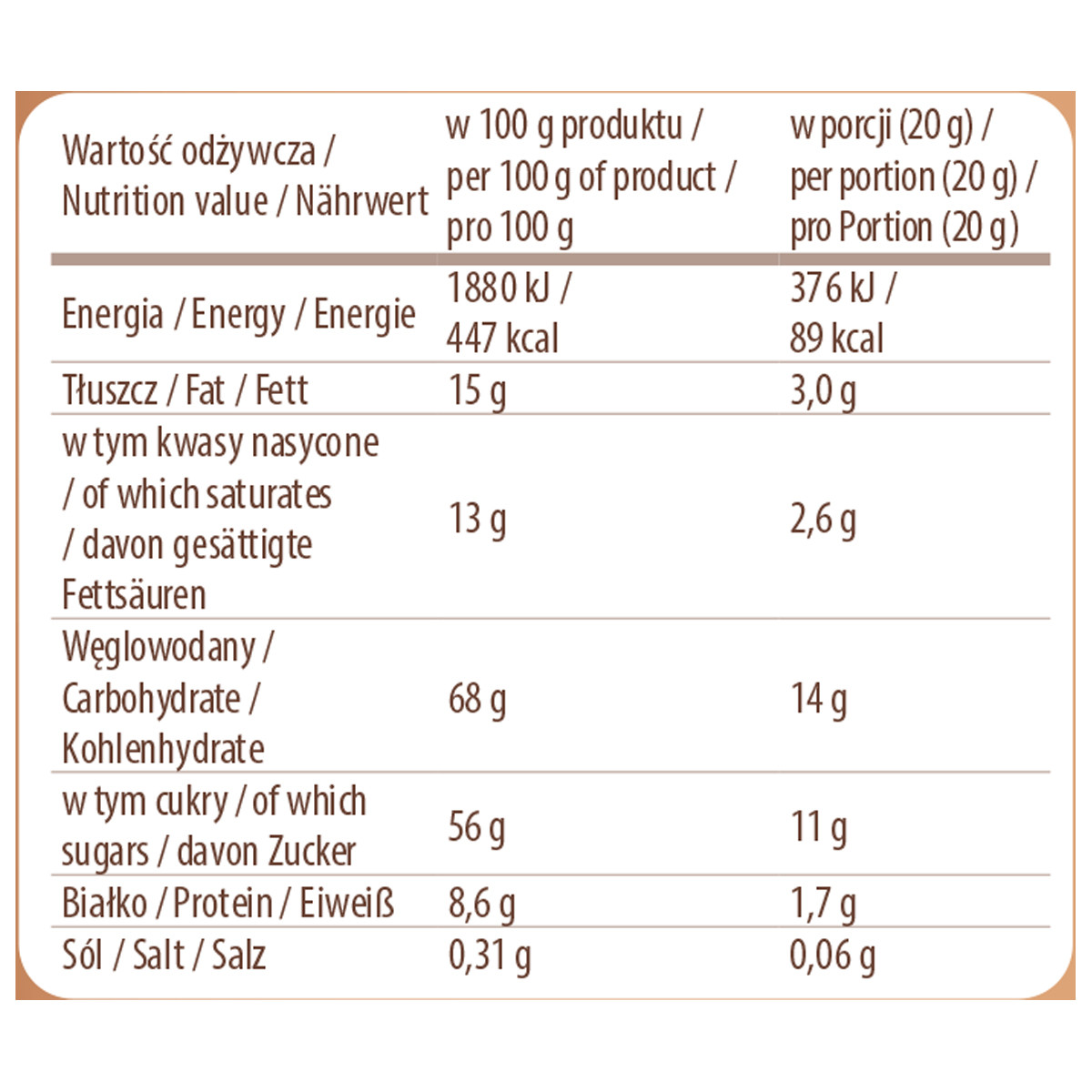 Cappuccino Mokate o smaku Belgijskiej Czekolady 110 g