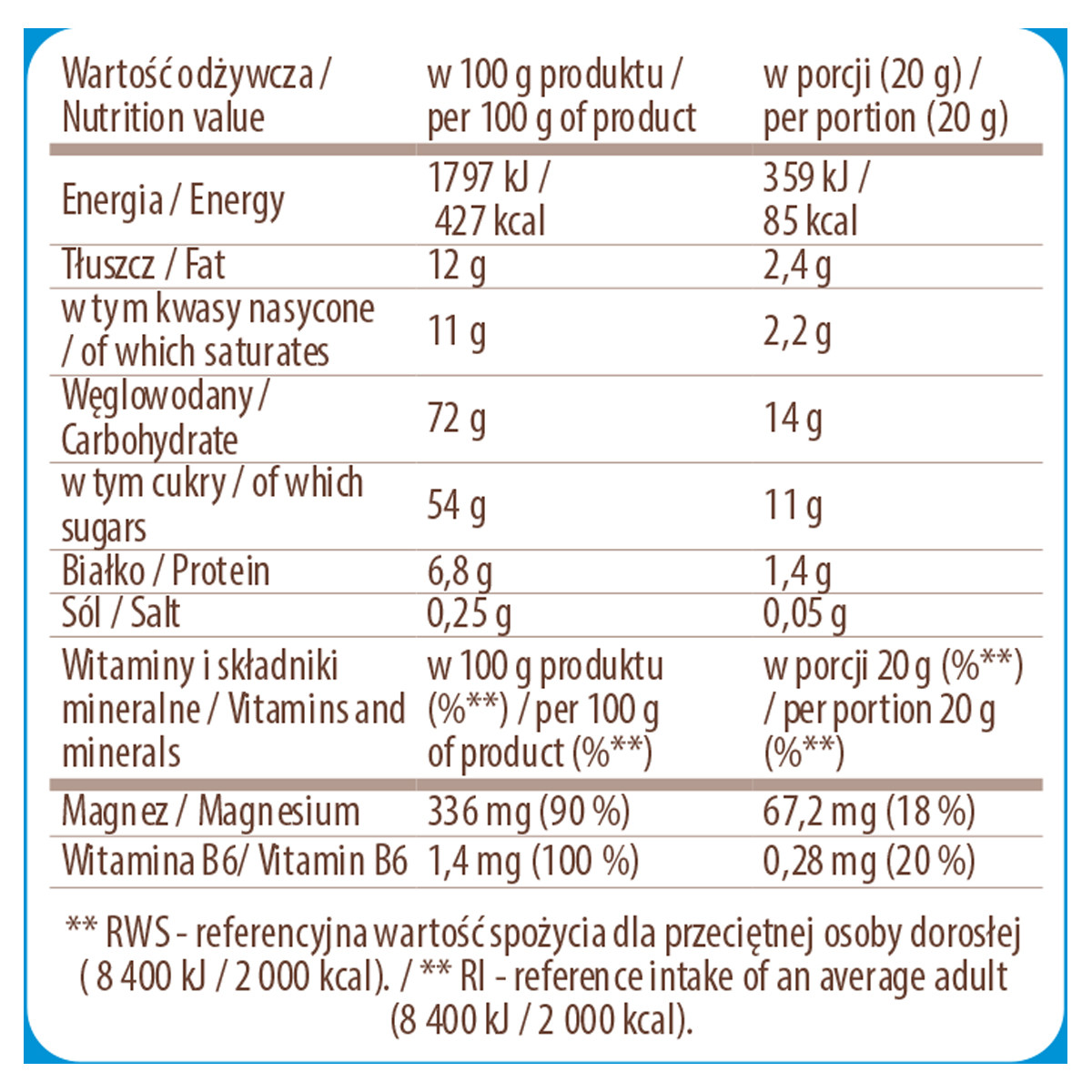 Cappuccino Mokate z Magnezem 110 g