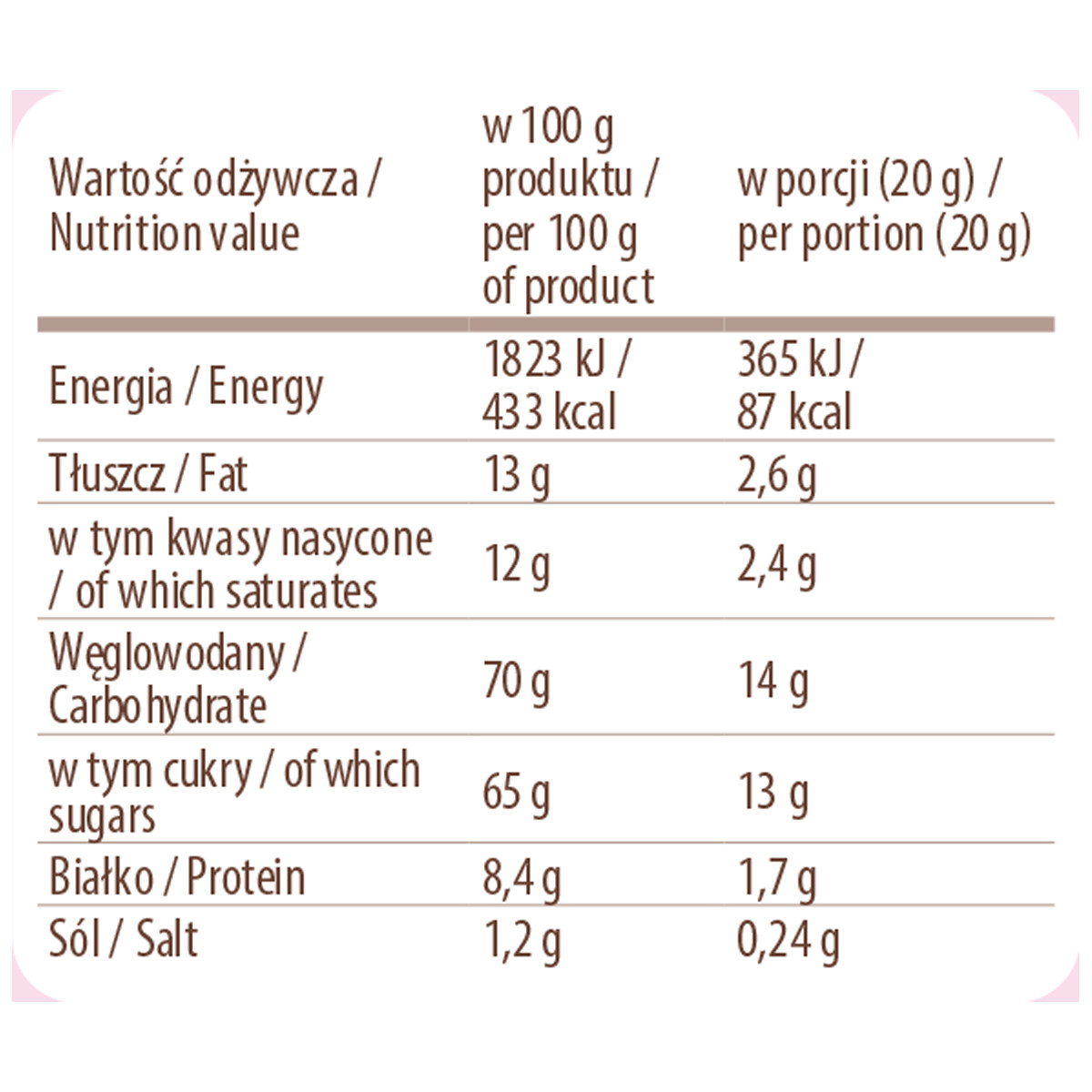Cappuccino Mokate o smaku róży z kolagenem 40 g