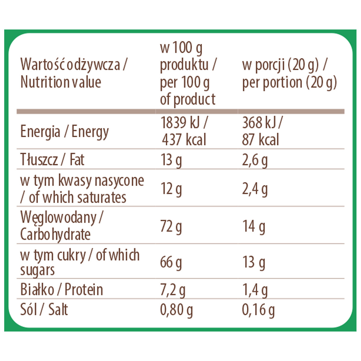 Cappuccino Mokate o smaku piernika 40 g