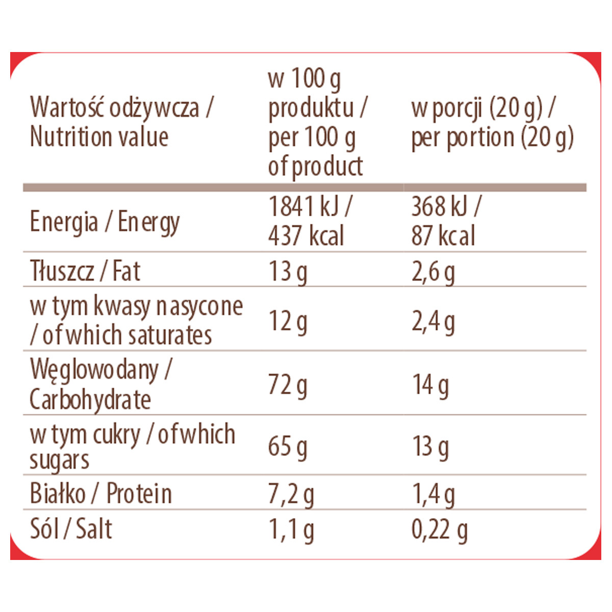 Mokate Cappuccino 40g Szarlotka z cynamonem