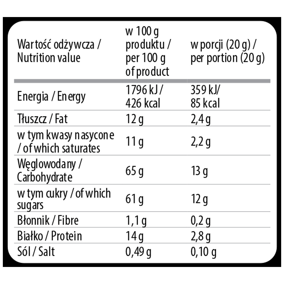 Cappuccino Mokate Karmel 40g PROTEINA