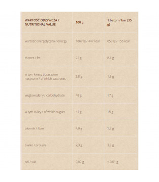Vanilla Cheesecake-flavoured cashew bar, 35g