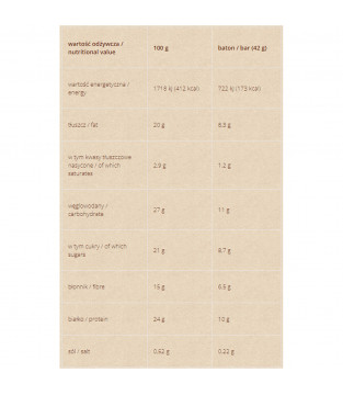 Baton Proteinowy z Kremem Orzechowym i Nutą Karmelu