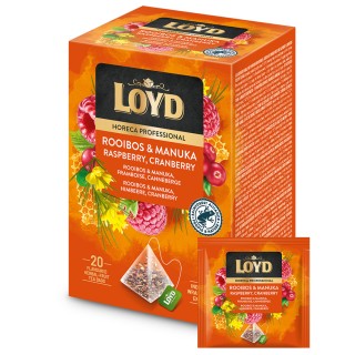 HORECA ROOIBOS MANUKA TEA 20x1.7g PREMIUM PYRAMID BAGS