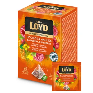 HORECA ROOIBOS MANUKA TEA 20x1.7g PREMIUM PYRAMID BAGS