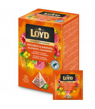 HORECA ROOIBOS MANUKA TEA 20x1.7g PREMIUM PYRAMID BAGS