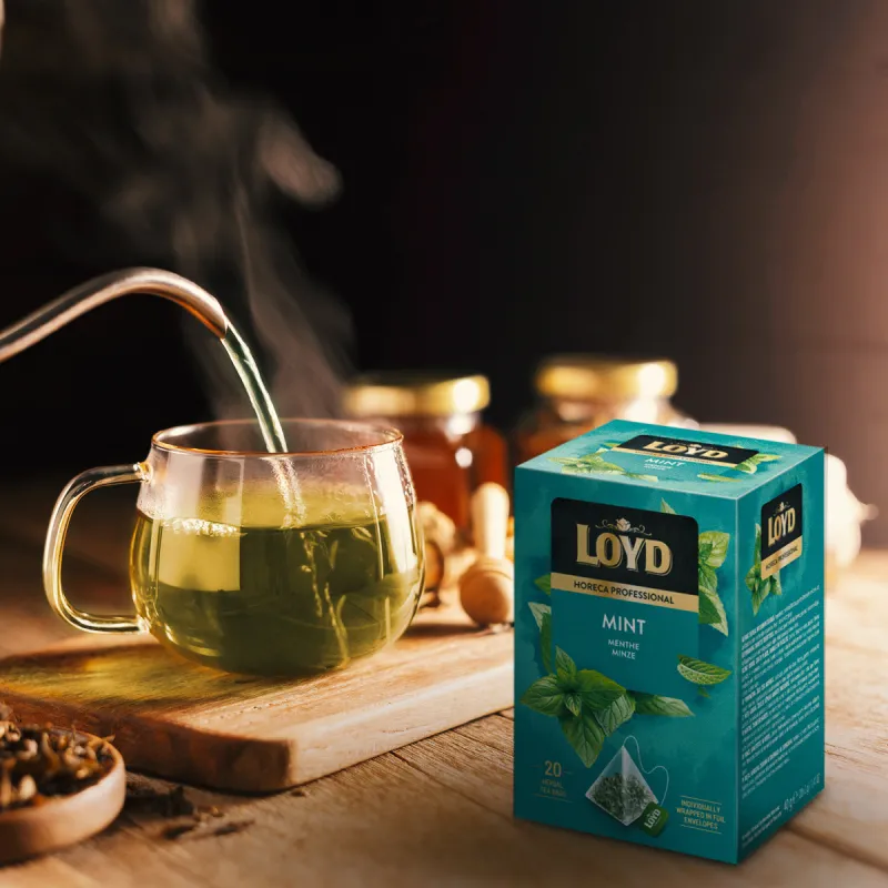 HERBATA HORECA MINT MIĘTA 20x2g PIRAMIDKI PREMIUM