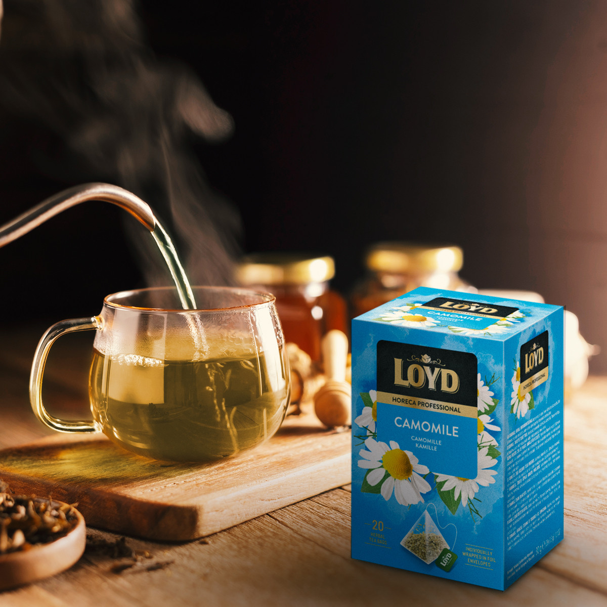 HORECA CAMOMILE TEA 20x1.5g PREMIUM PYRAMID BAGS