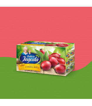 Babcia Jagoda Wild Rose Fruit Tea, 20 bags