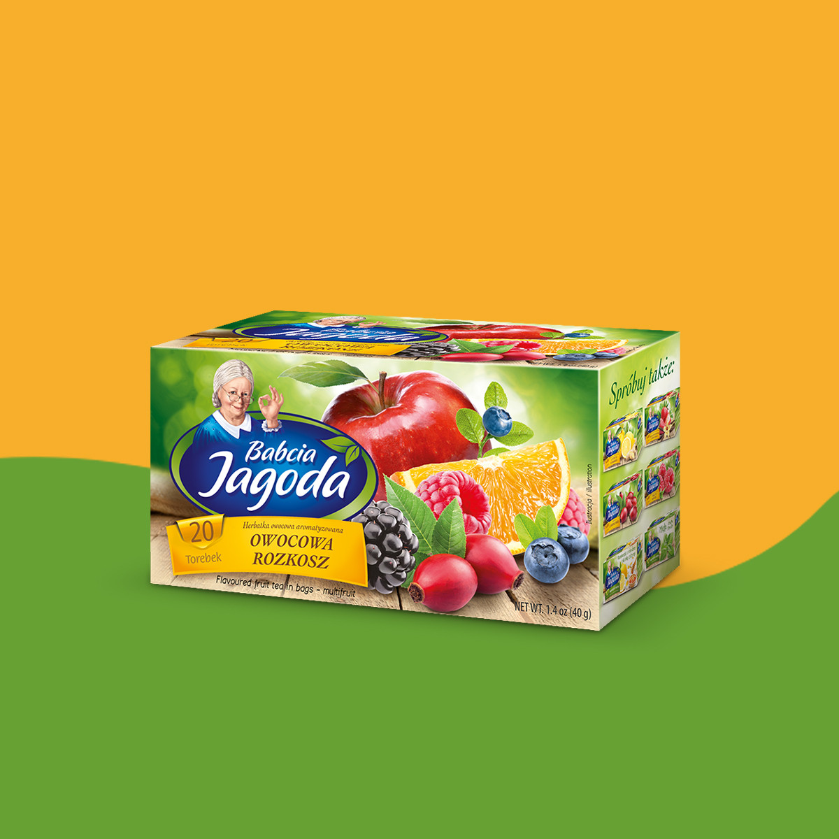 Babcia Jagoda Fruit Tea: A Fruity Delight – 20 tea bags