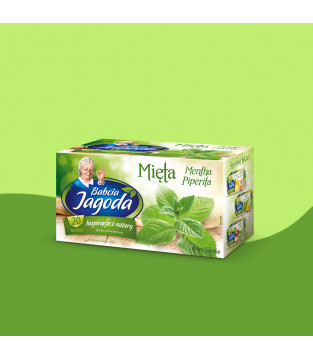 Herbatka ziołowa Babcia Jagoda Mięta 20 torebek