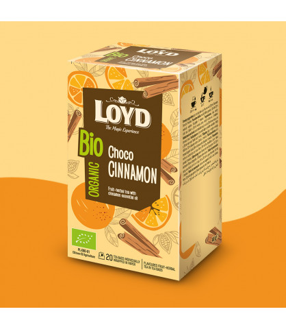 Herbatka owocowa Loyd BIO Choco Cinnamon 20 torebek