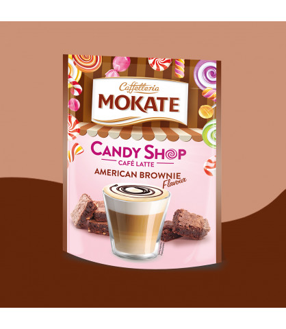 Cappuccino Candy Shop o smaku amerykańskiego brownie 110 g