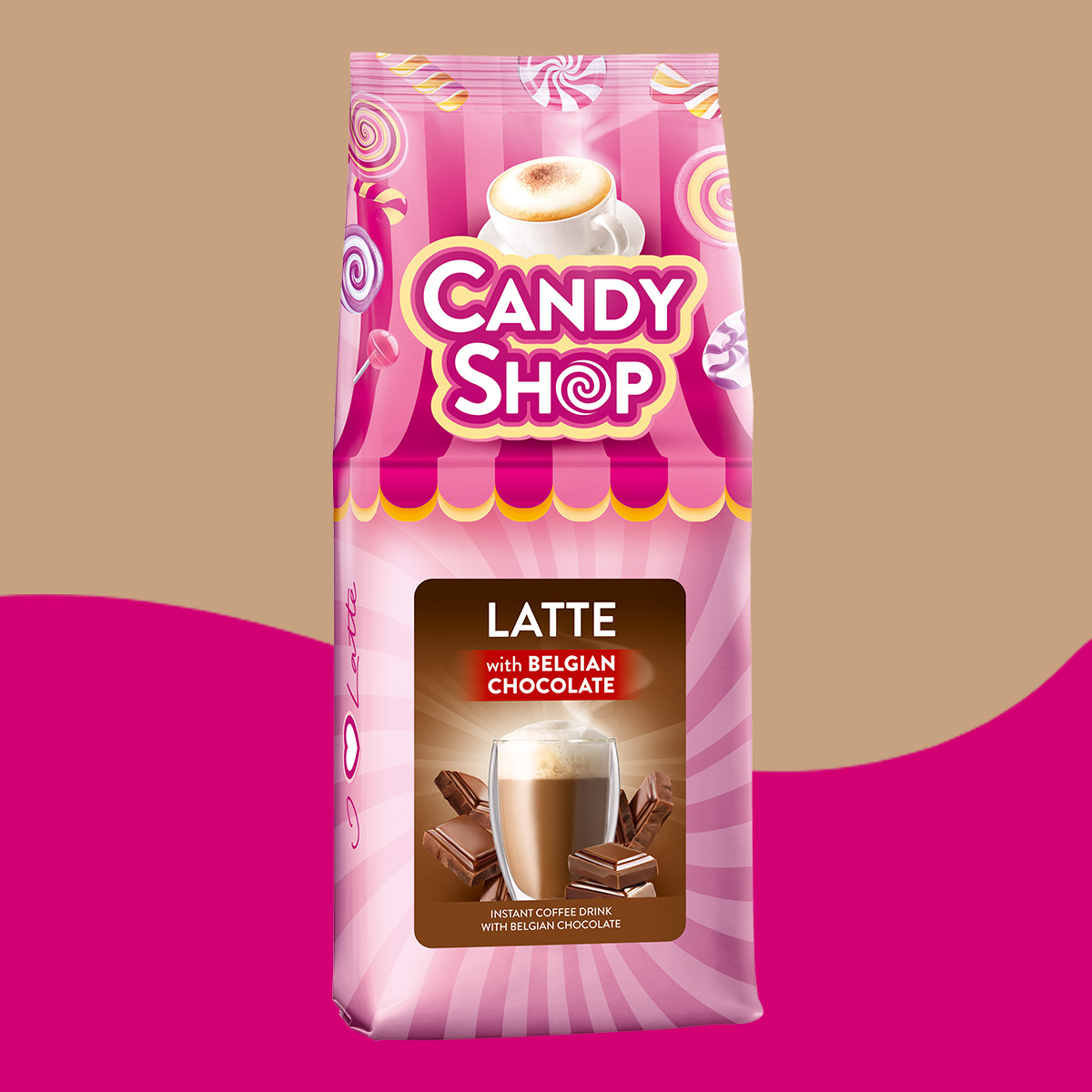 Latte Candy Shop z Belgijską Czekoladą 400 g
