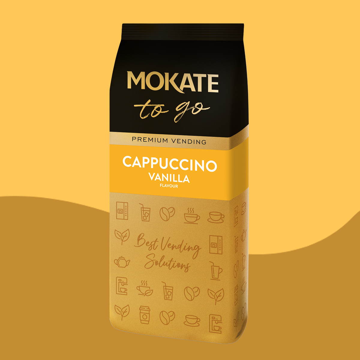 Mokate Vanilla Cappuccino TO GO (for vending machines) 1 kg
