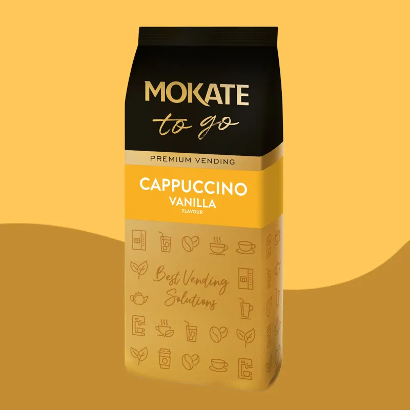 Cappuccino Mokate TO GO waniliowe vending 1 kg