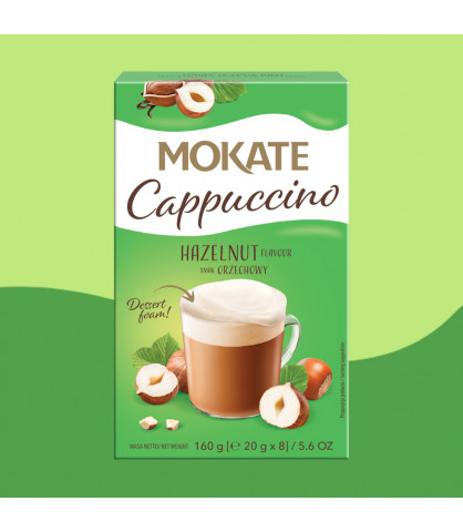 Cappuccino Mokate o smaku Orzechowym 160 g