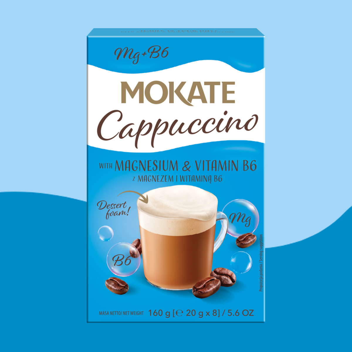 Mokate Cappuccino with Magnesium 160 g