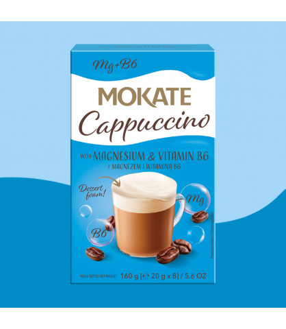 Cappuccino Mokate z Magnezem 160 g