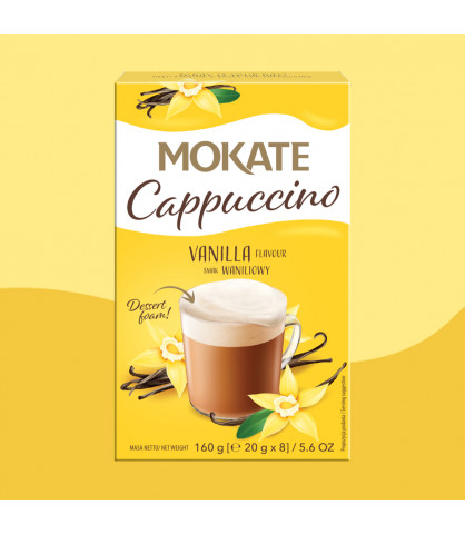 Cappuccino Mokate o smaku Waniliowym 160 g