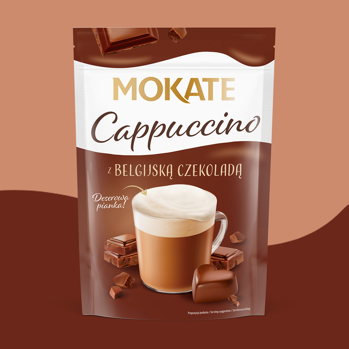 Cappuccino Mokate o smaku Belgijskiej Czekolady 110 g