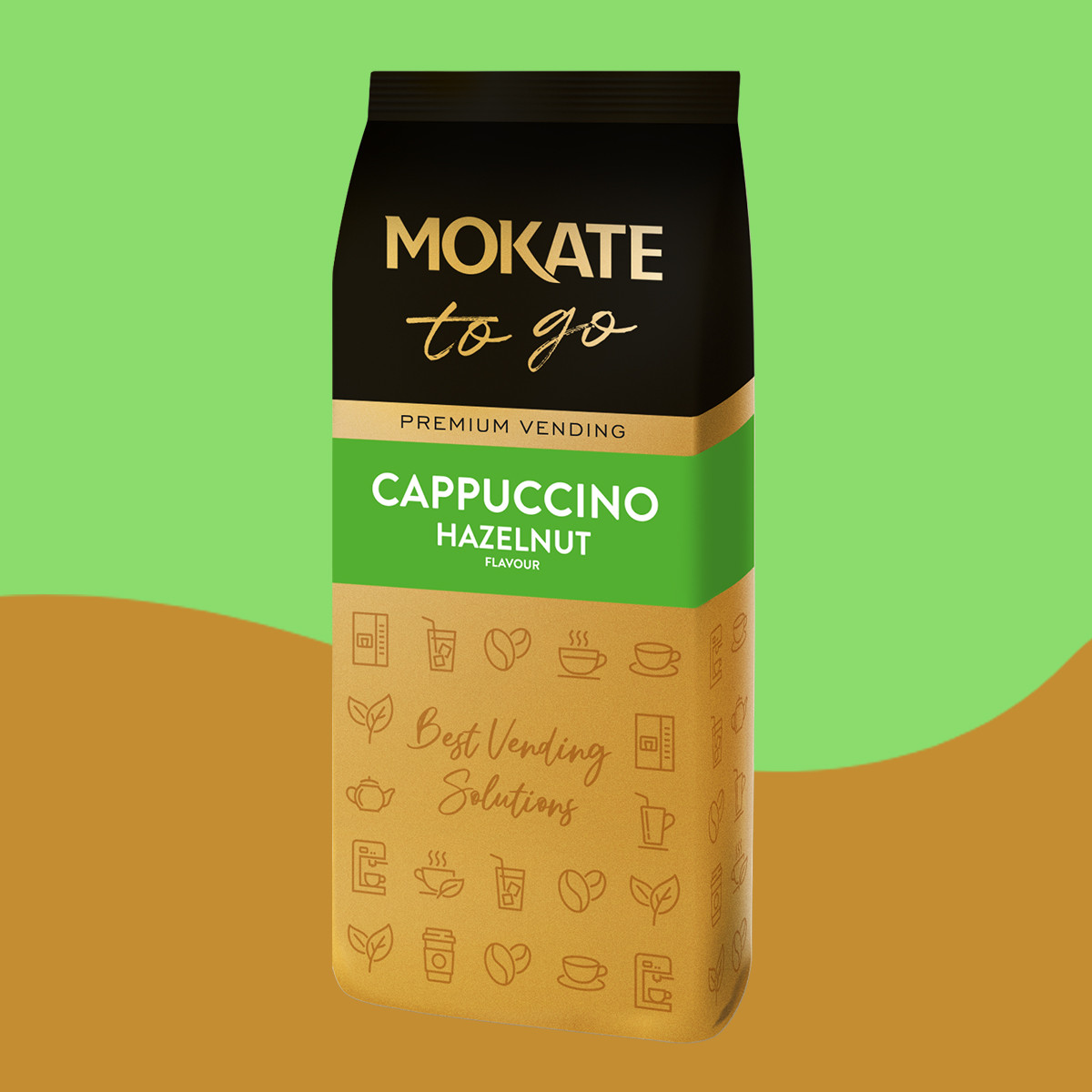 Mokate TO GO Nutty Cappuccino (1 kg) – for vending machines