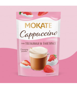 Mokate Strawberry and Cream-flavoured Cappuccino 110 g